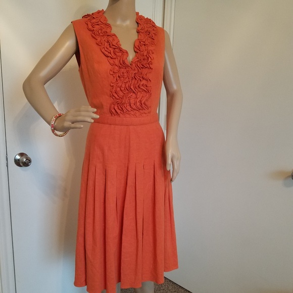 Adrianna Papell Dresses & Skirts - Adrianna Papell sleeveless linen blend dress